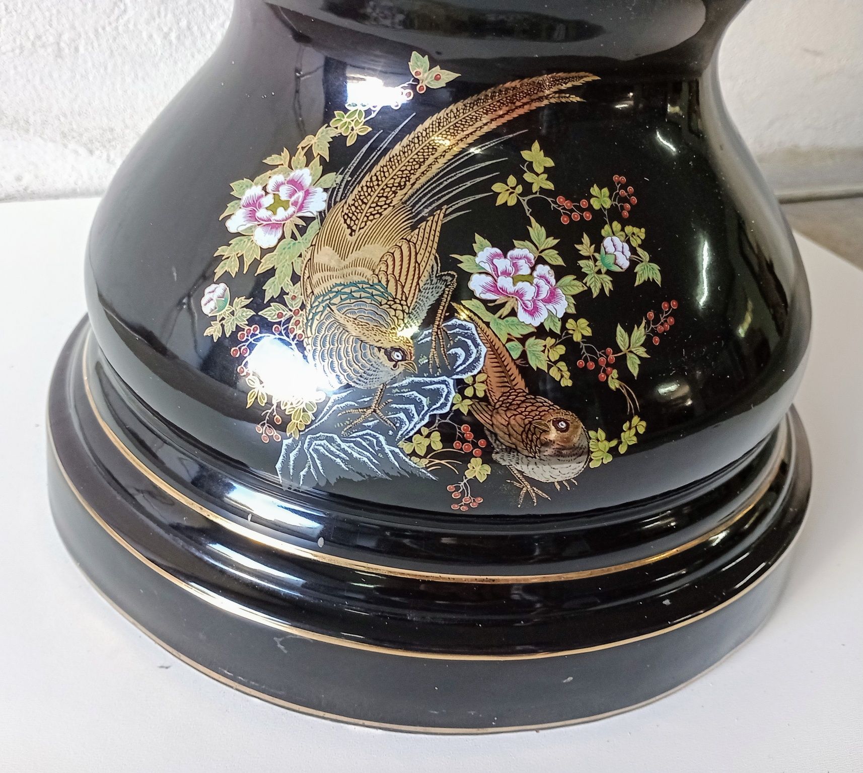 Vaso coluna suporte cerâmica grande