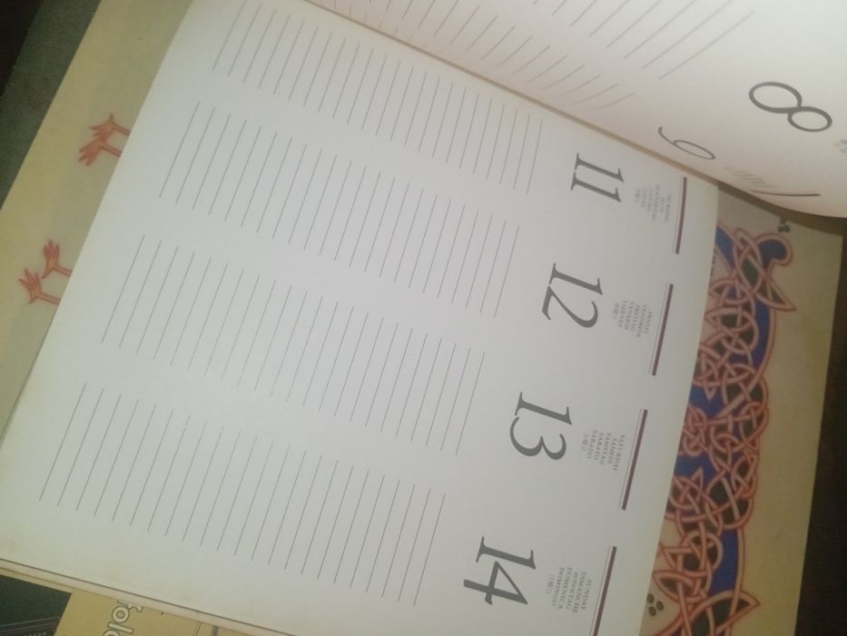 Agenda e caneta da Parker com postal duas revistas de oferta