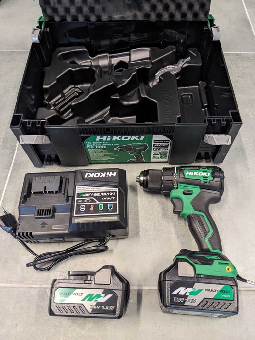 Hikoki Wiertarko-wkrętarka DS18DE WRZ komplet 2x BSL36A18