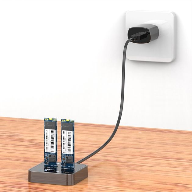 Док-станція Maiwo для M.2 SSD SATA Key M/B+M USB 3.1 Gen1 Type-C