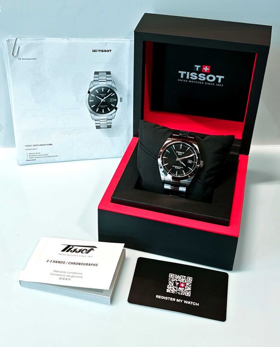 Zegarek Tissot Gentleman Powermatic 80 Silicium Automat NOWY Komplet !