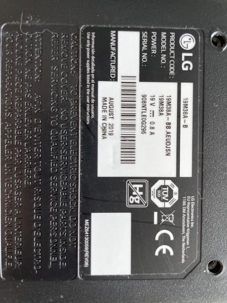 Monitor led LG 19 sprzedam lub zamienie za cos w podobnej cenie