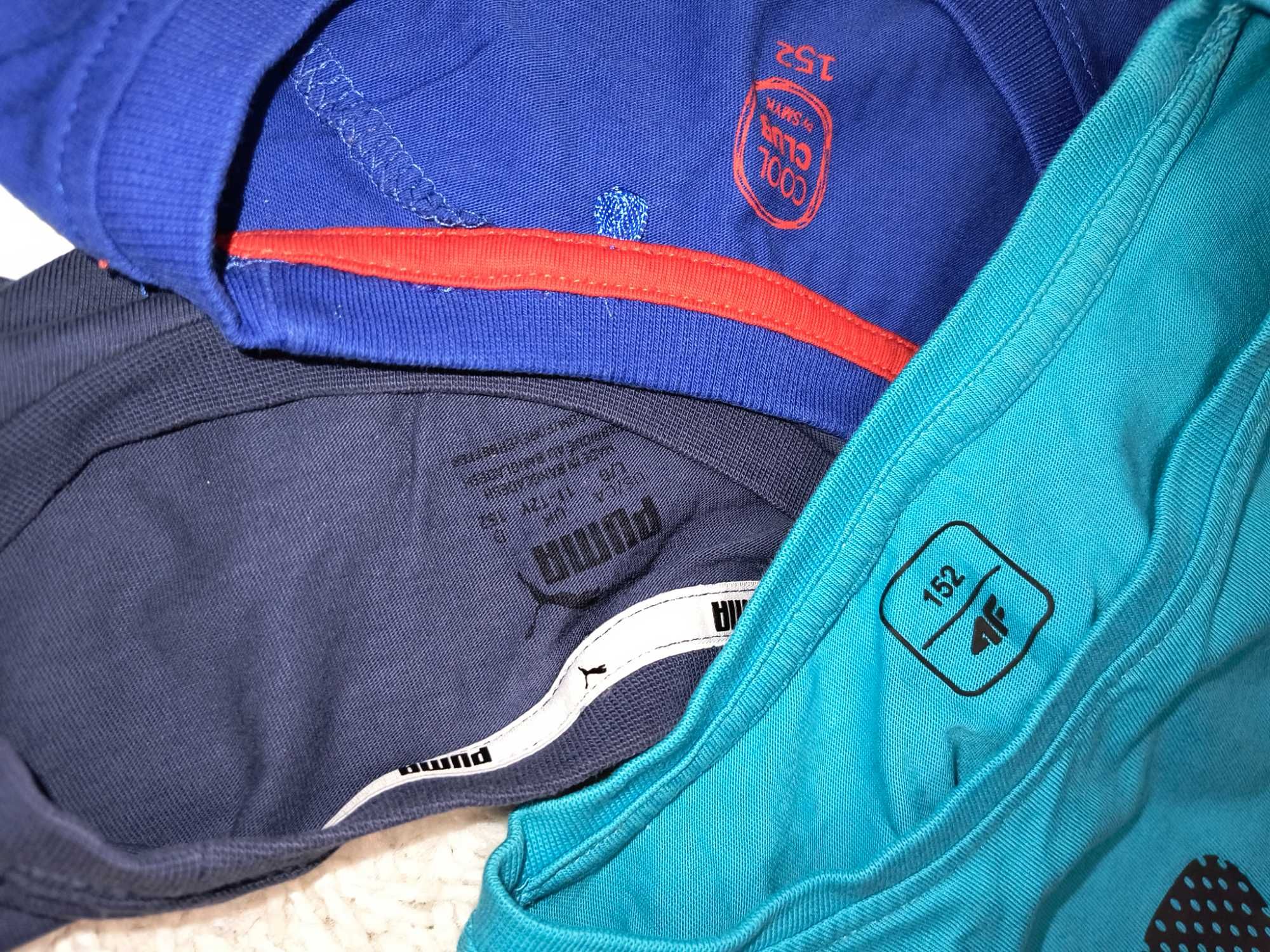 5 x t-shirt r. 152 cm Puma, 4F, Cool Club, Smyk