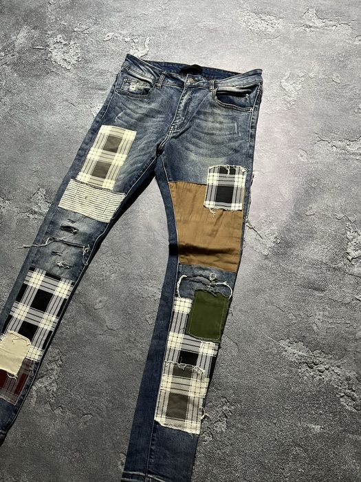 джинсы amiri drip
