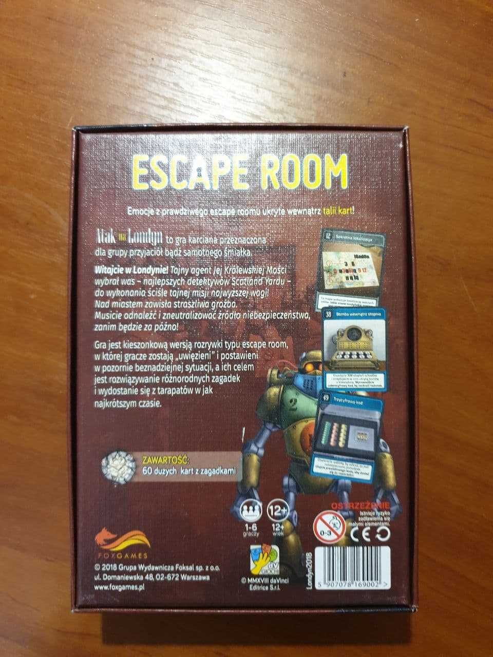 ESCAPE ROOM Atak na Londyn