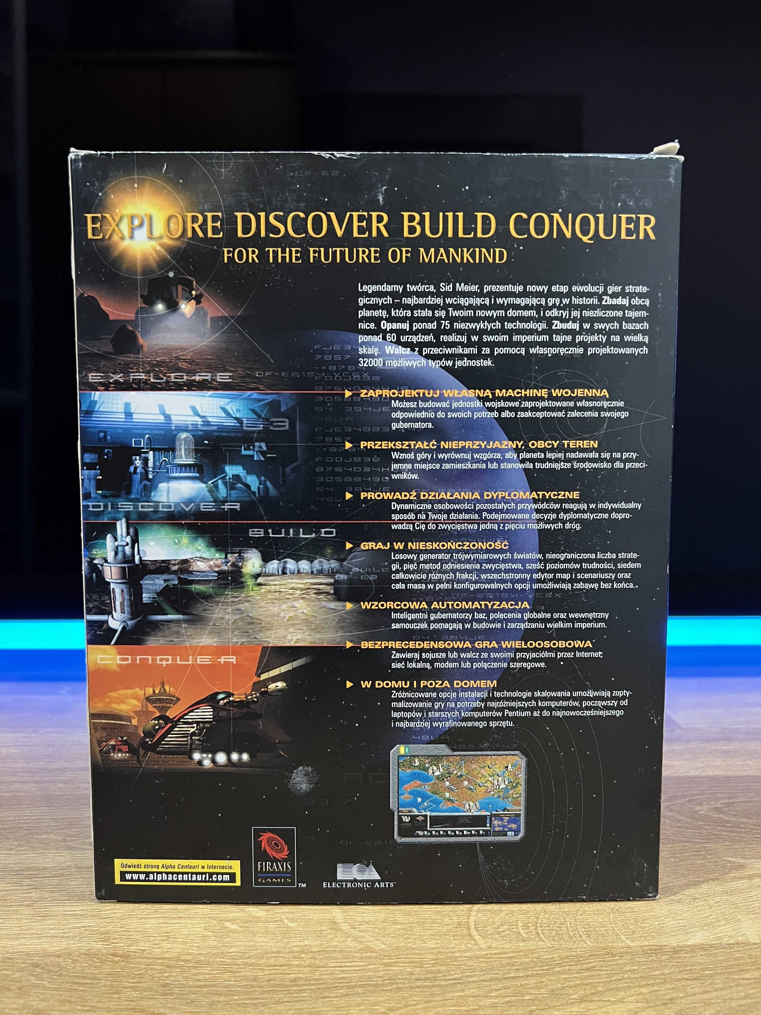 Sid Meier's Alpha Centauri (PC PL 1999) BIG BOX polskie wydanie IPS