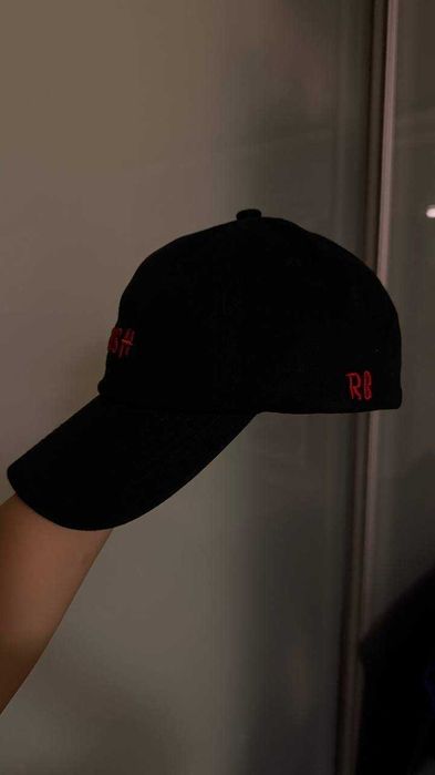 Кепка Ruslan Baginskiy молочна та чорна унісекс