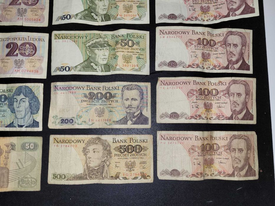 Stare Polskie banknoty + Egipt + Turcja