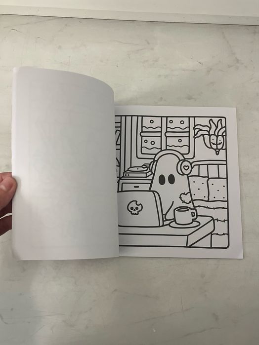 Розмальовка антистрес для маркерів для дітей і дорослих SPOOKY CUTIE