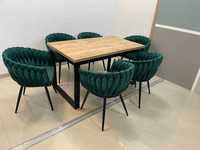 (92) Stół rozkładany loft + 6 krzeseł, okazja nowe 2679 zł