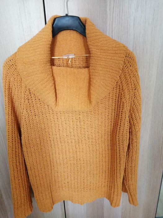 Golf luźny sweter damski XXL