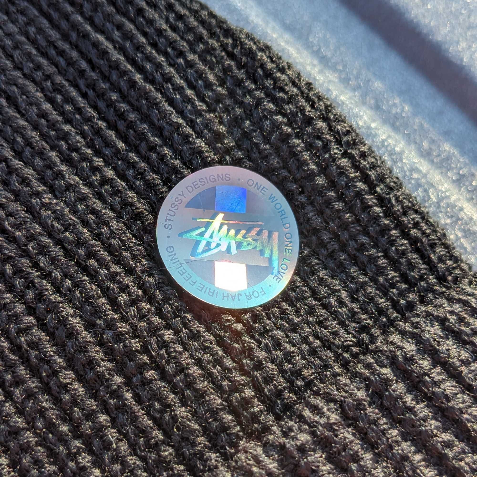Шапка Stussy, зимова шапка стуссі, шапка стусси, тепла шапка стусі