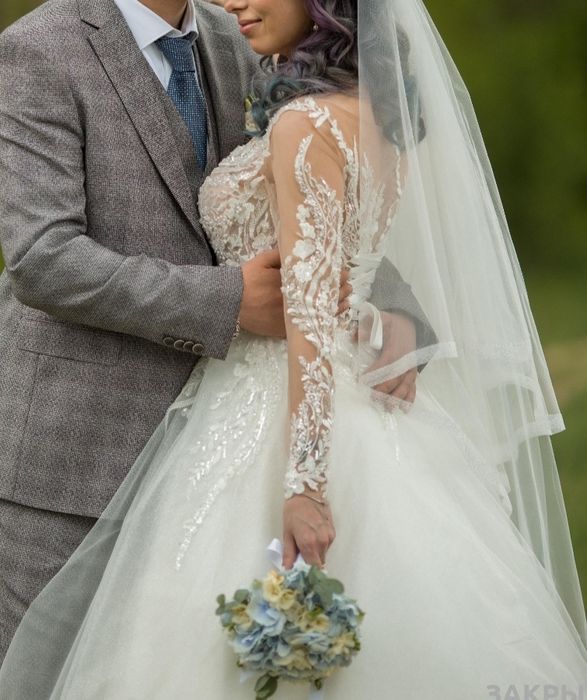 Оренда 5000 Сукня весільна, прекрасна, в ідеальному стані