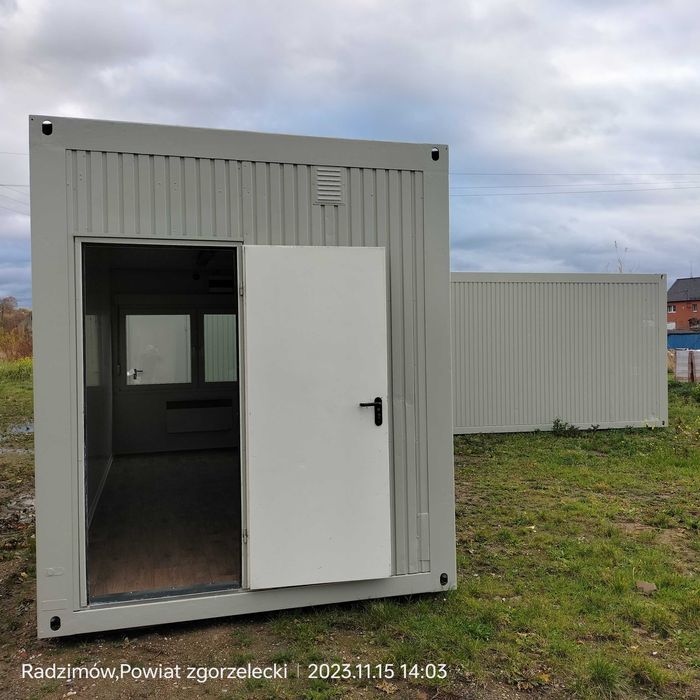 używane po remoncie kontenery biurowe, socjalne
