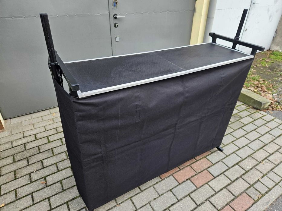 Stół stanowisko DJ 120cm Stand4Me DJ120 + blat + półka + pokrowiec