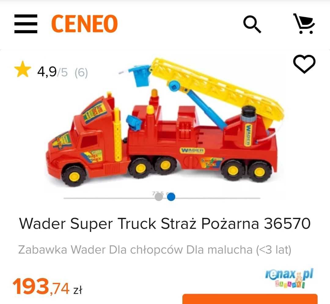 Straż pożarna wóz strażacki jeździk