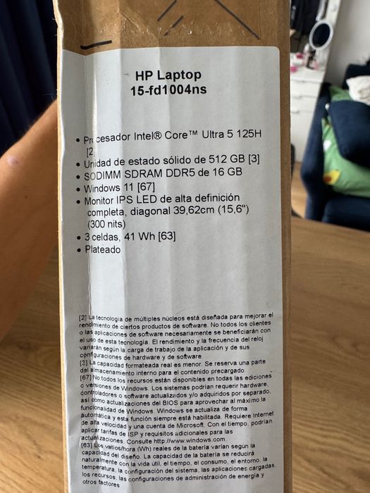 Laptop HP 15-FD1004ns