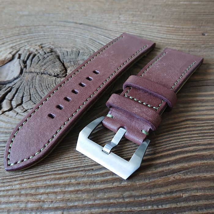 Pasek do zegarka Panerai 26 mm handmade skóra naturalna ręcznie