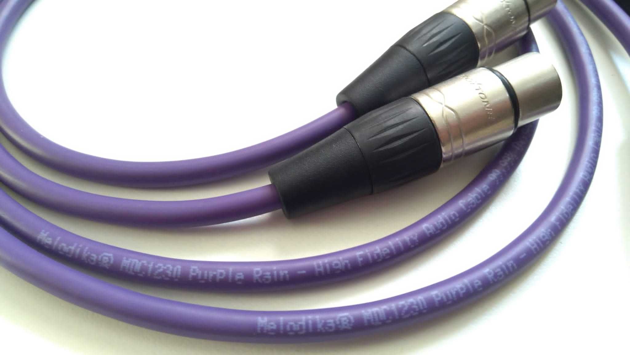 Interkonekt 2x 1m XLR Melodika MDC1230 OFC