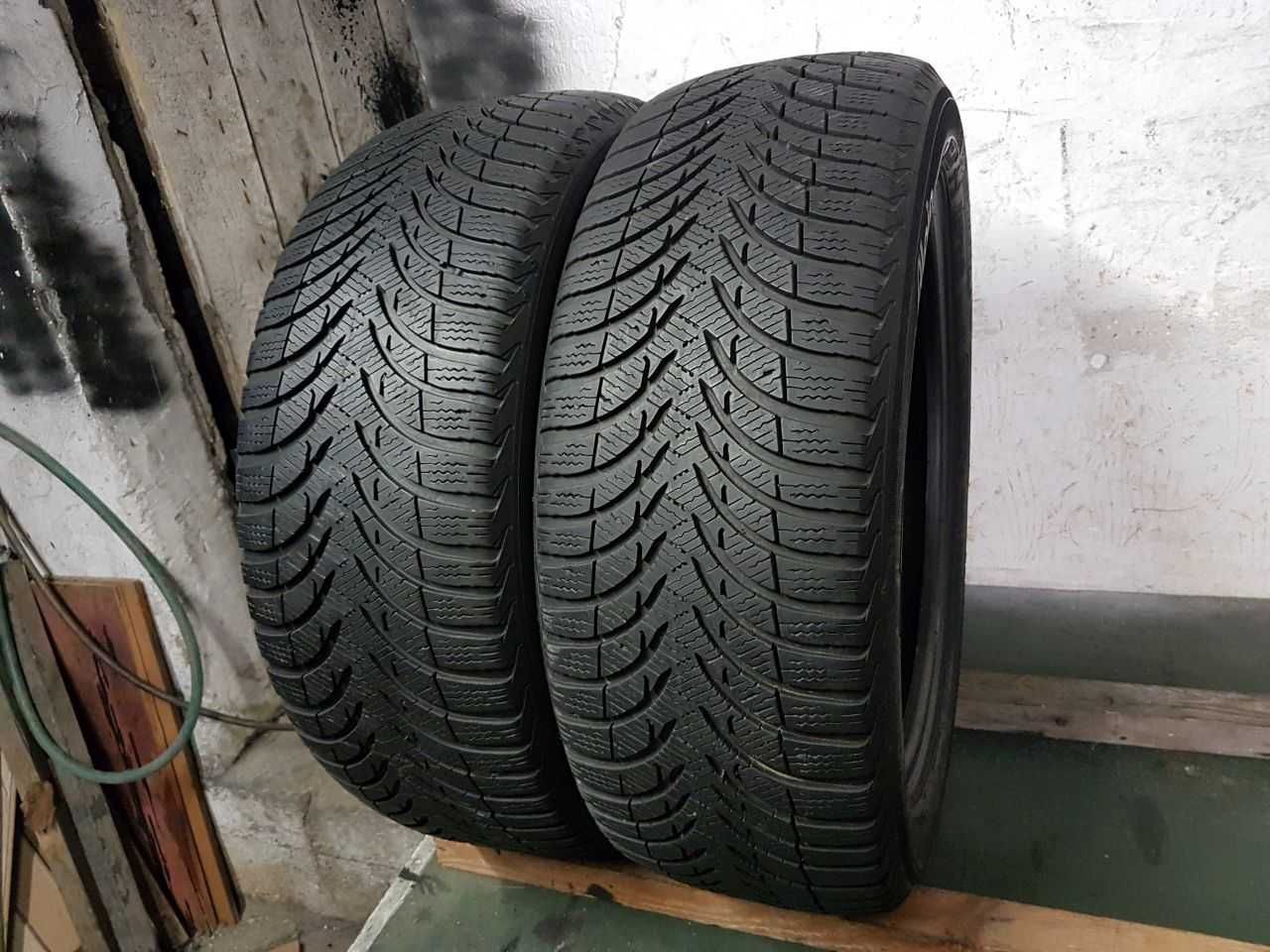 Dwie Opony zimowe 205/50R17 5,6mm Michelin Alpin A4