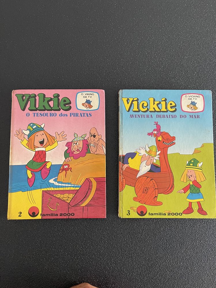 Vikie banda desenhada livros antigos 1975-76