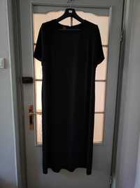 Czarna, długa sukienka