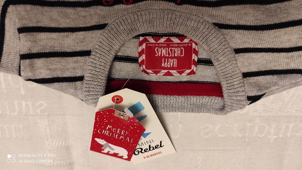 Новый свитер 1,5-2 года, джемпер, кофта р. 86-92