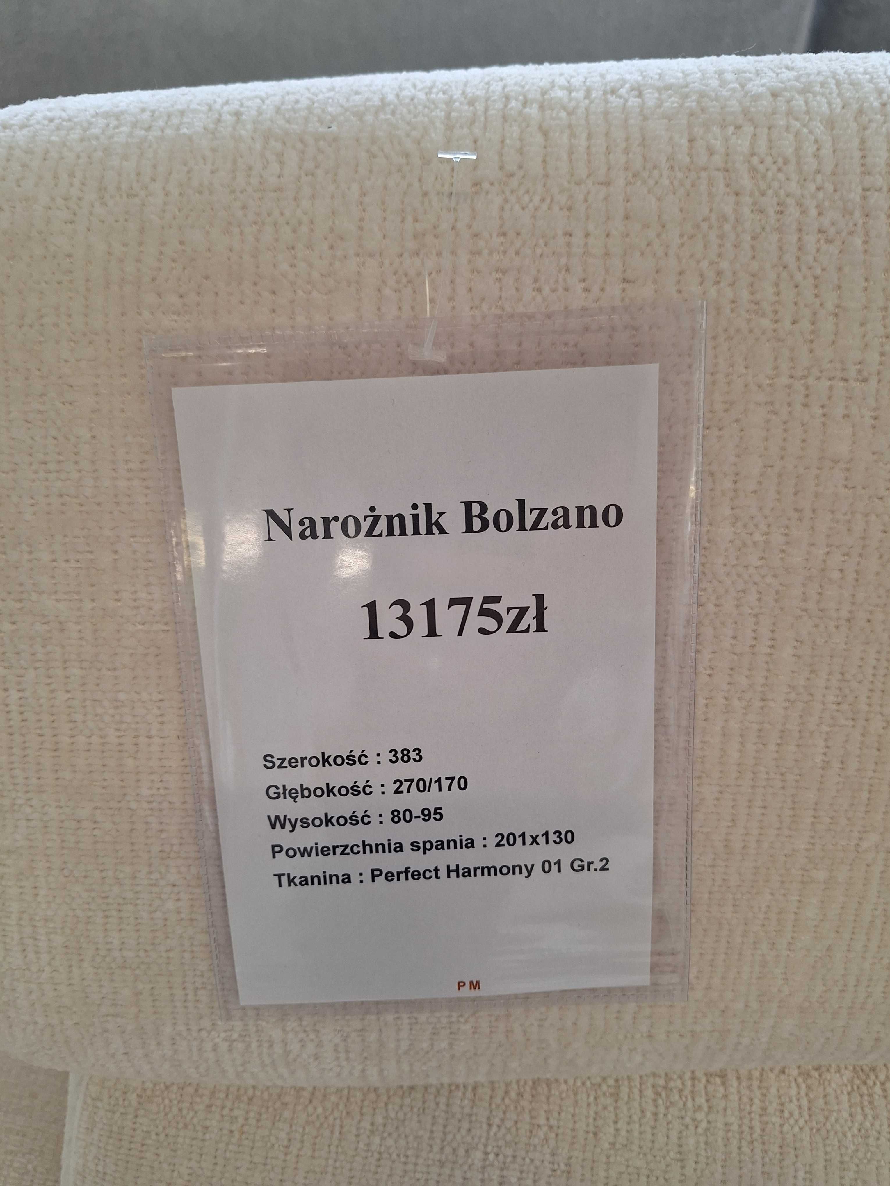 WYPRZEDAŻ! Narożnik Bolzano U (A2F-C-1-BAR-1S-LSR) luksus, komfort