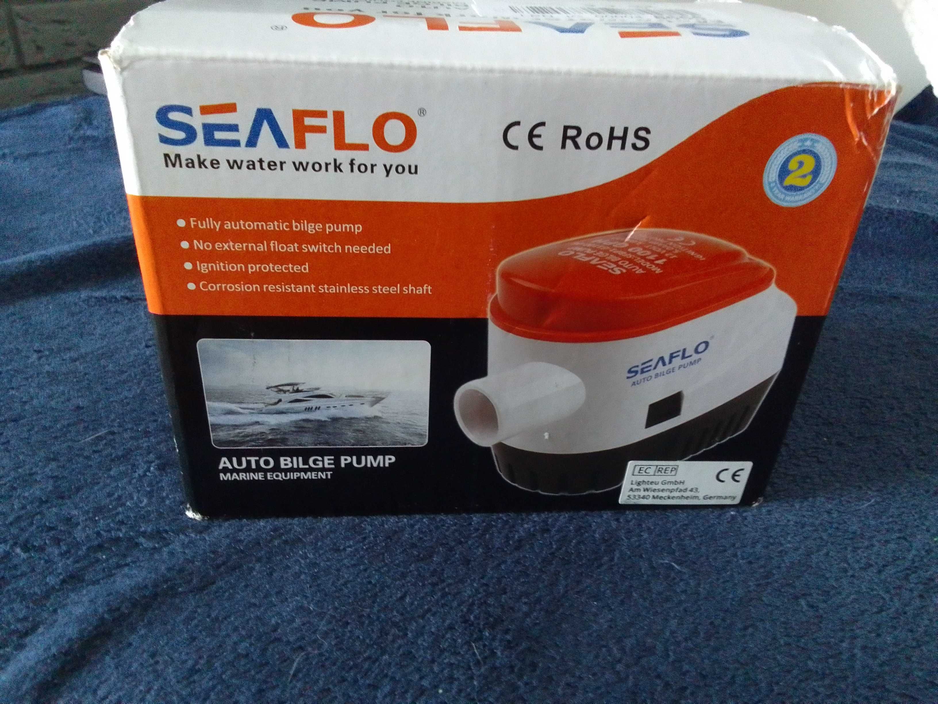 Seaflo Pompa Wody automatyczna Zęzowa 750Ghp 12v 48l/min