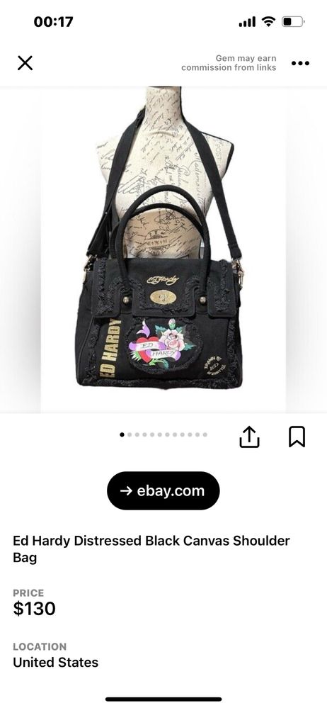 Сумка Ed Hardy Оригинал