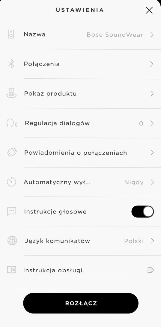 Głośnik naramienny Słuchawki Bose SoundWear Companion Bluetooth