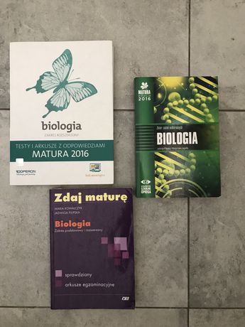 Zestaw książek matura biologia 15 zł za zestaw