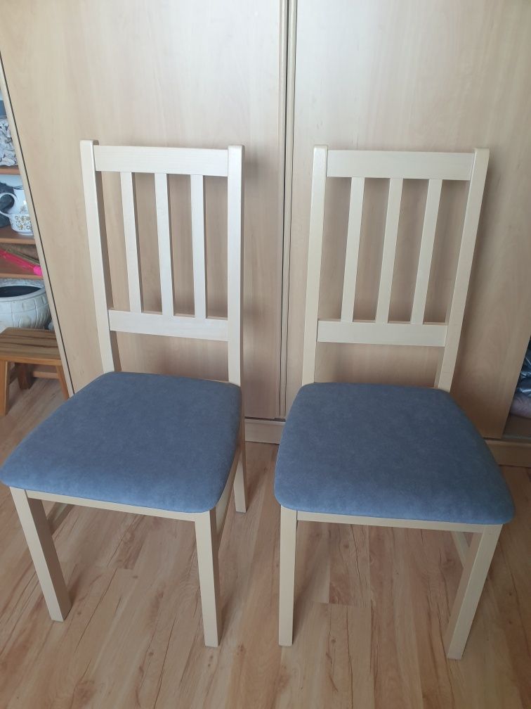 2 krzesła tapicerowane