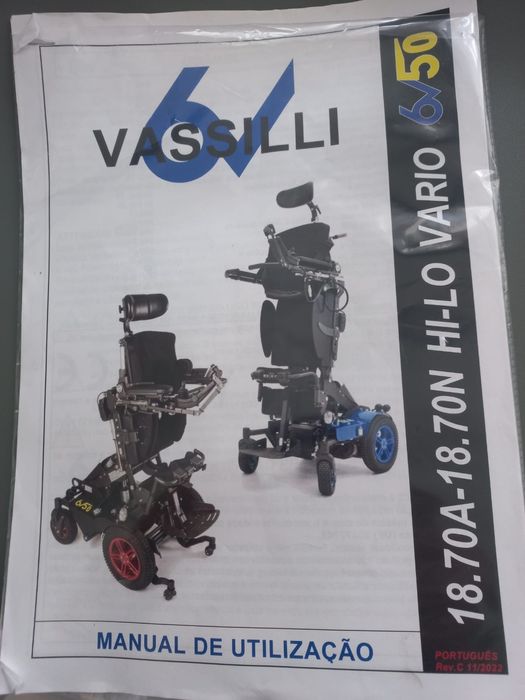 Cadeira de rodas eléctrica  Vassilli, como nova
