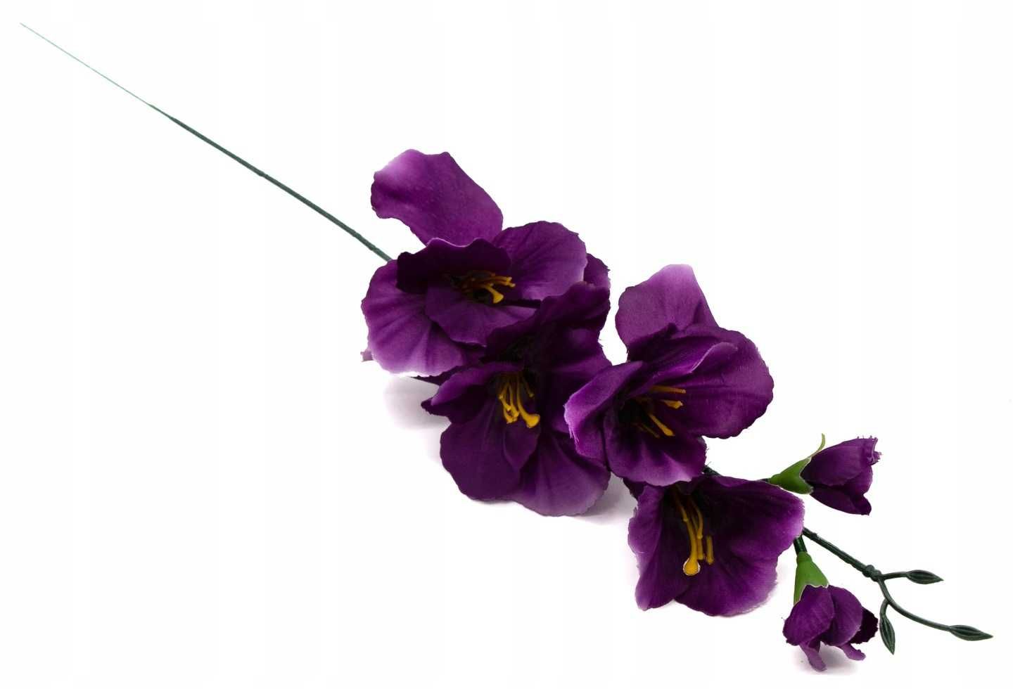 Sztuczny kwiat mieczyk fioletowy