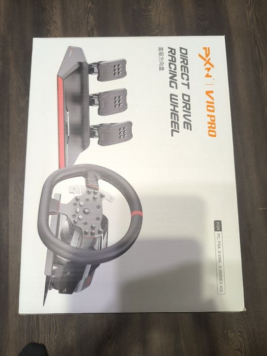 Кермо з педалями PXN V10 Pro
Кермо та педалі
Призначення
Для ігрової к