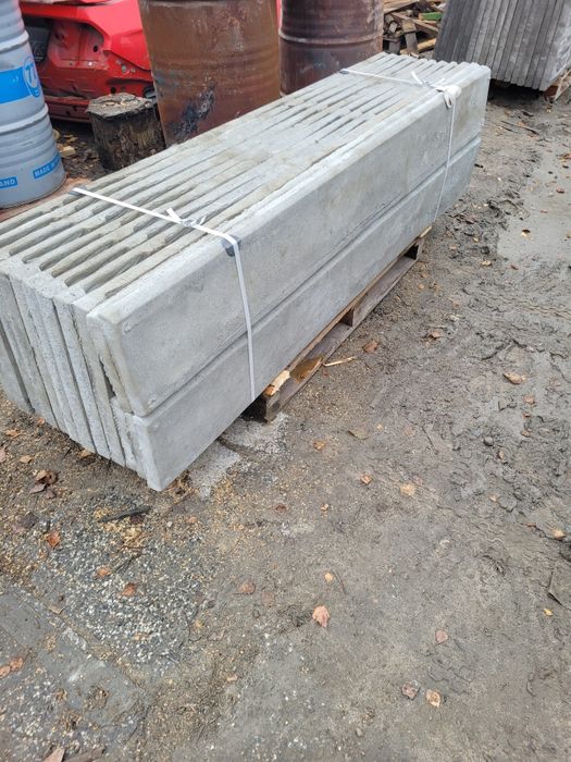 Płyty betonowe ogrodzeniowe 50x200 zbrojone na płot chodnik do garażu