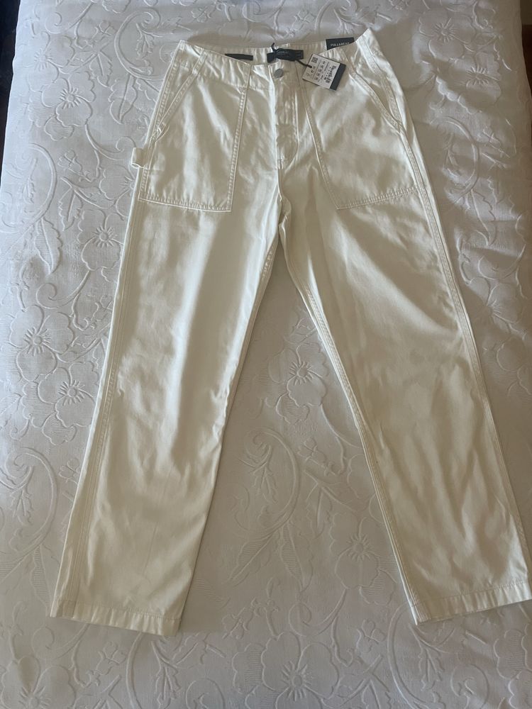 Calcas Brancas Pull & Bear