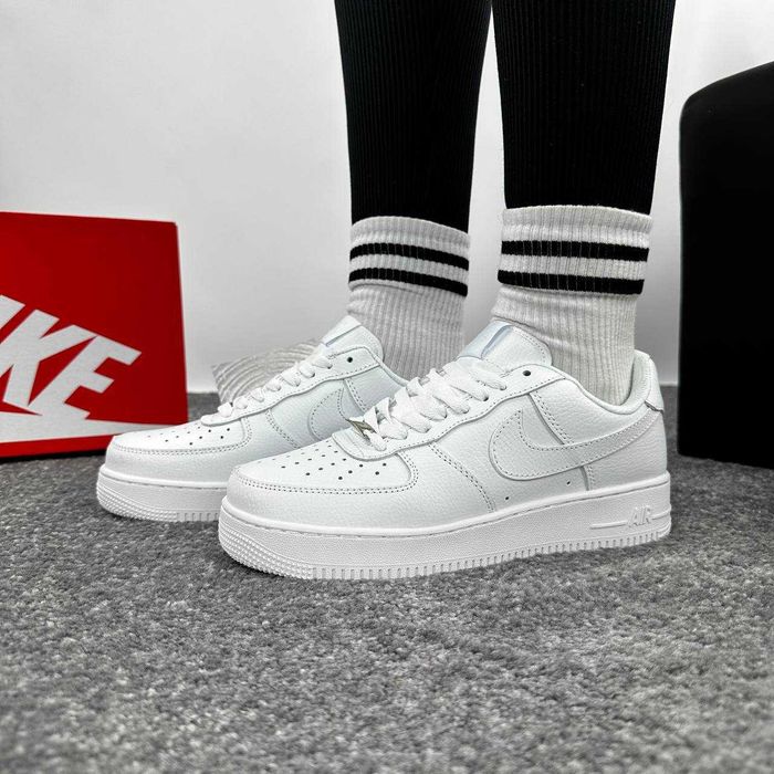 Кросівки найк аір форс білі 35 - 46 розмір nike air force af1 white