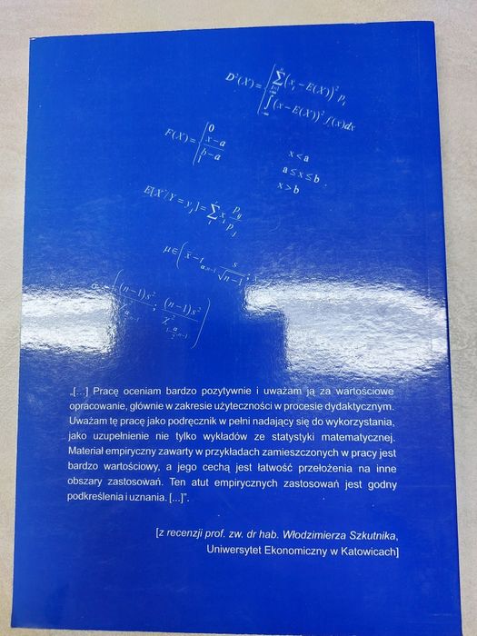 Statystyka matematyczna w zarządzaniu. Marian Duczmal, A. Tłuczak