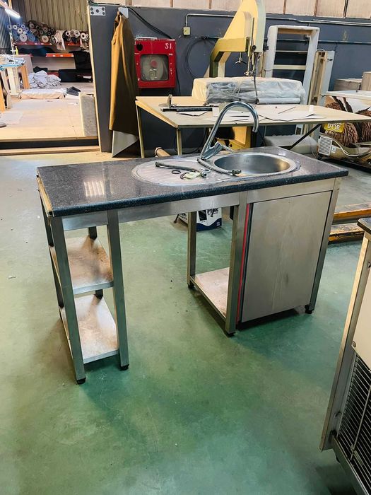Bancada INOX com PIO