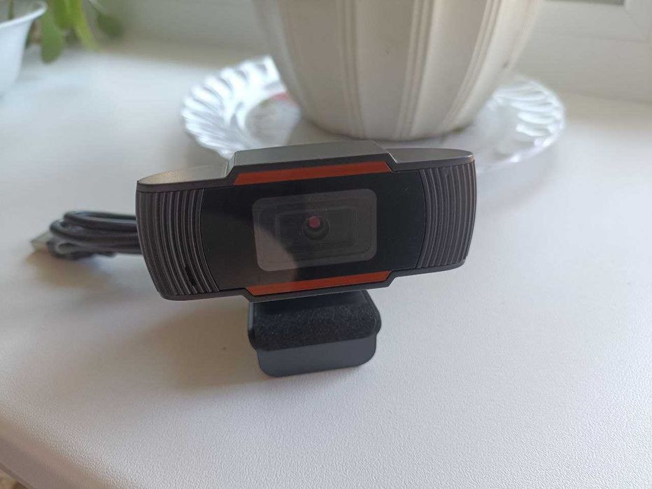 Вебкамера з мікрофоном WebCam HD 720P Black/Orange