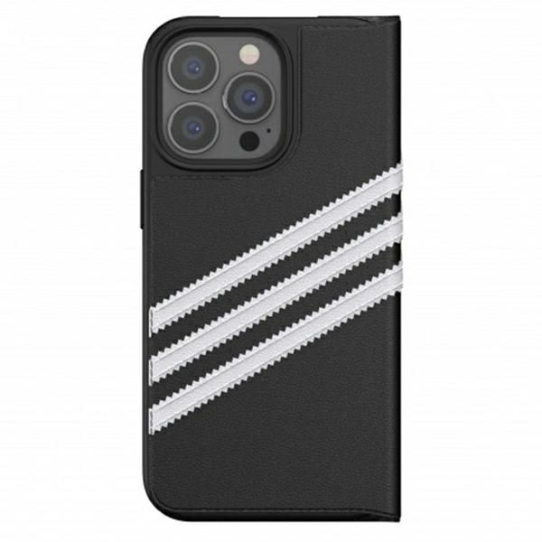 Etui Adidas OR Booklet Case PU iPhone 13 Pro / 13 6,1" - Czarno/Biały