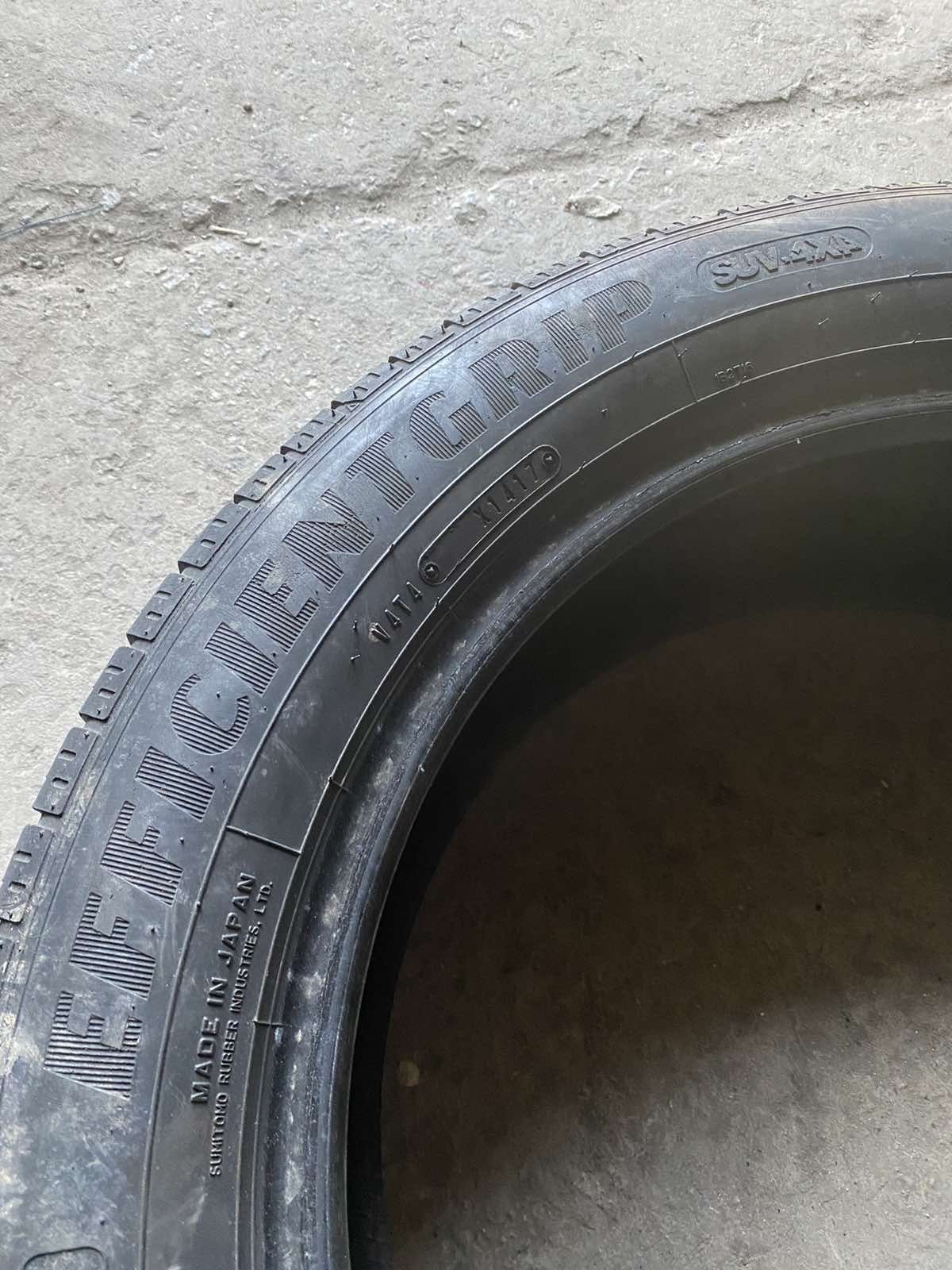 225.55.19 GoodYear 4шт лето БУ склад шины резина из Европы 55 R19