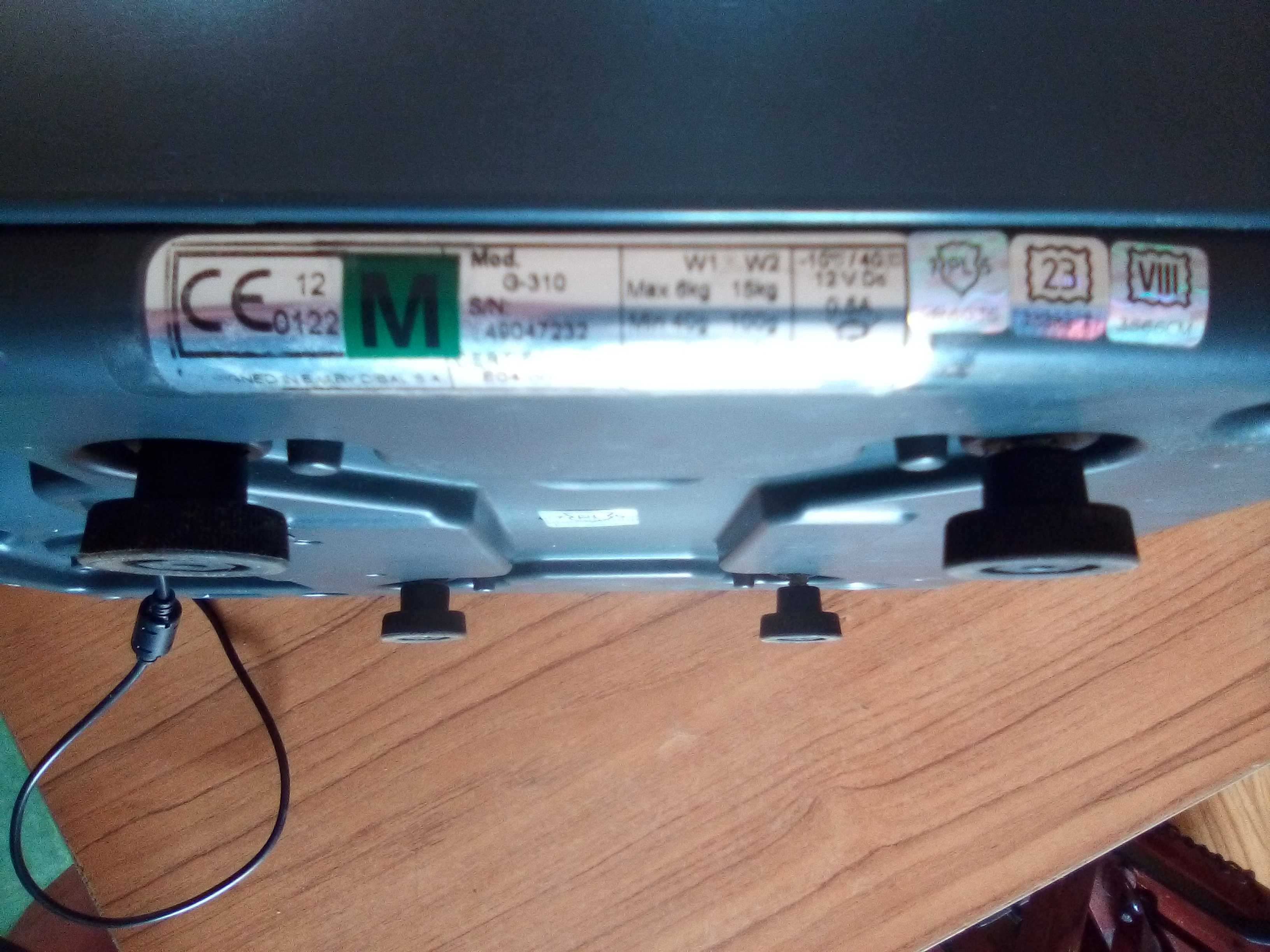 Waga Dibal G-310, legalizacja, akumulator