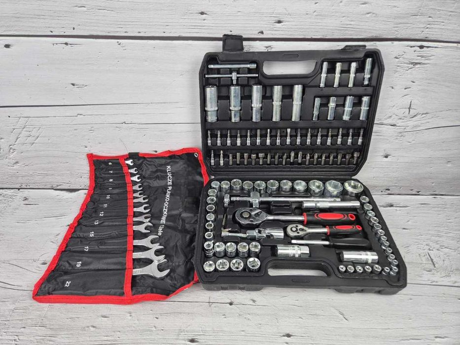 Promocja! Nowy Zestaw Kluczy Nasadowych 108 el. + Klucze Oczkowe