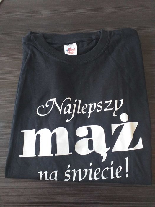 Koszulka roz. L NOWA Najlepszy mąż na świecie