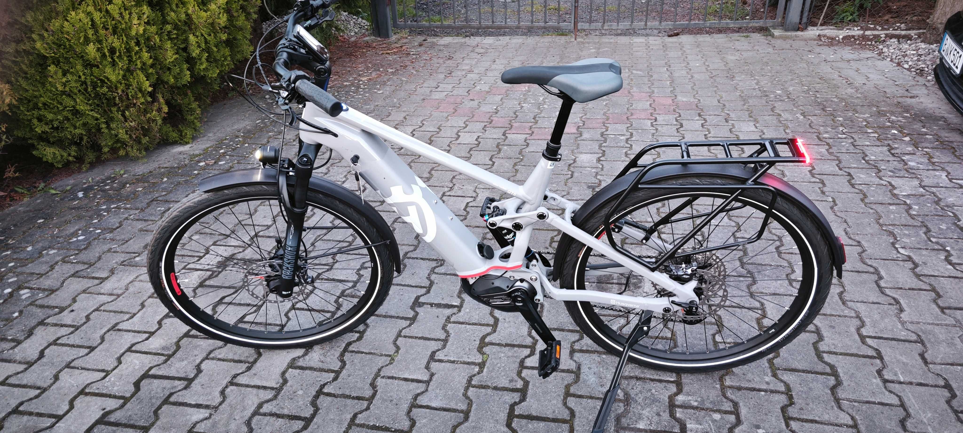 Rower E-Bike Elektryczny FULL  Husqv GT5 bat. 630Wh Rozm M , NOWY