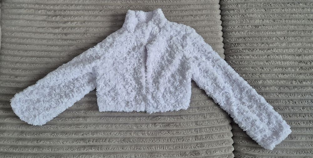 Bolerko do sukienki na komunię. R. 152. Jak nowe!