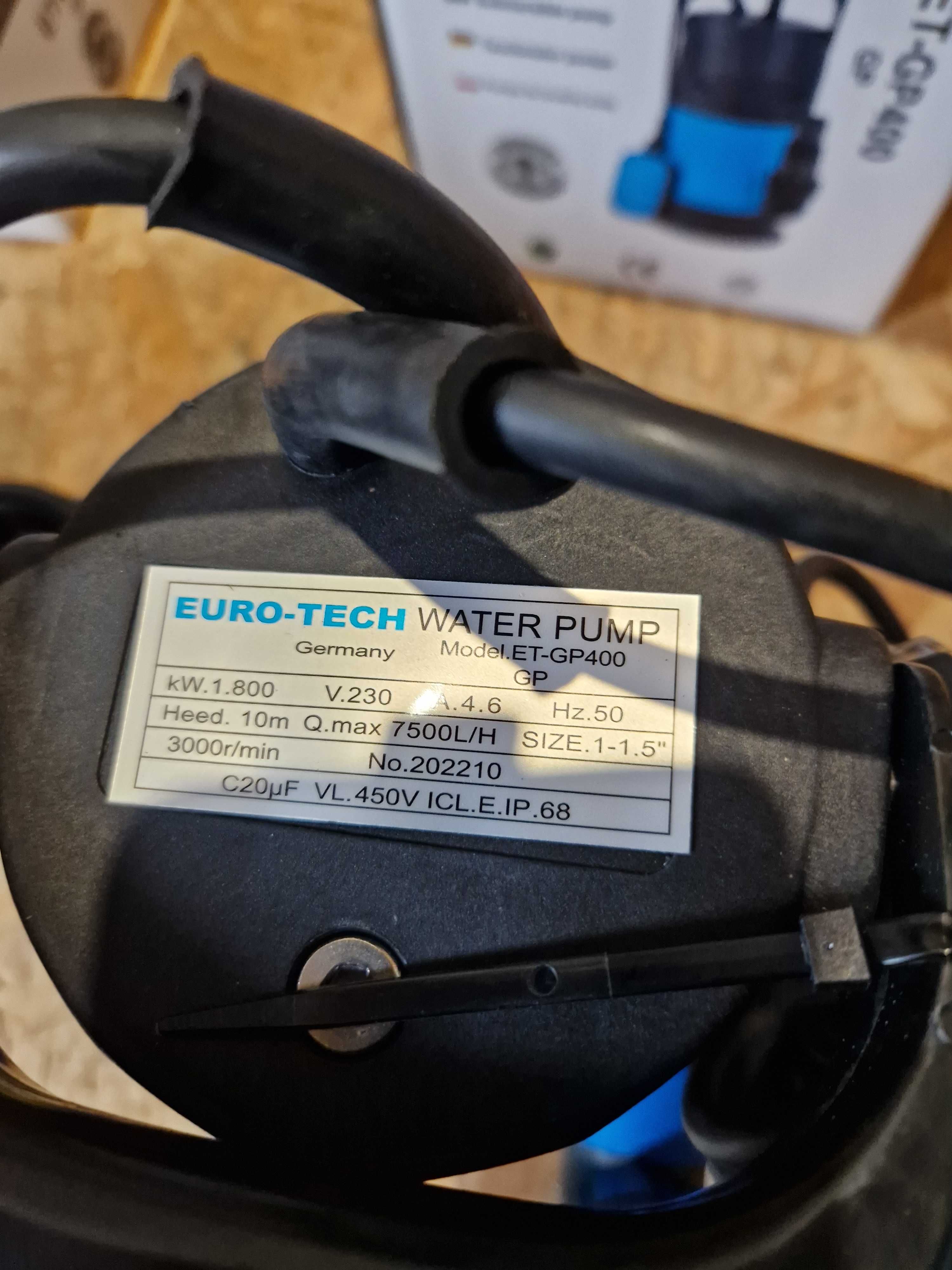 Pompa do wody brudnej, czystej, ścieków Euro-Tech